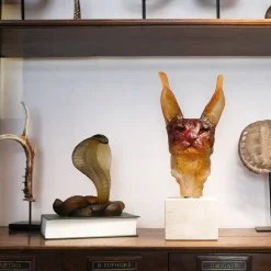 Hot Tête de caracal Daum par Isabelle Carabantes Editions D’Art|Bestiaire