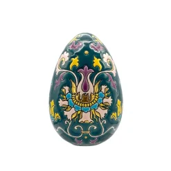Clearance Œuf Siam Flowers Pâques Émaux de Longwy Œufs|Sulfures Cristal