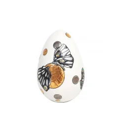 Best Œuf T2 Mrs Butterfly Émaux de Longwy Œufs|Sulfures Cristal