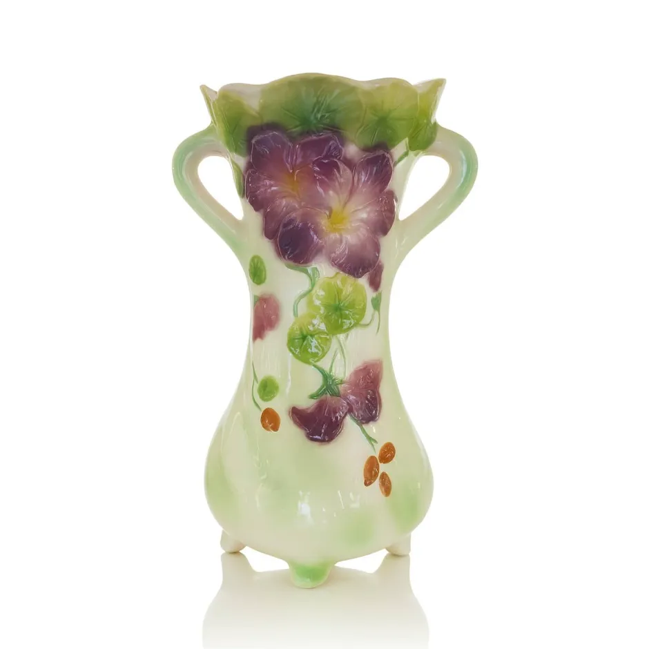 Discount Vase à anses barbotine Lunéville