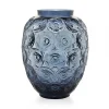 Clearance Vase anémones gm bleu lalique Vases|Vases Cristal Couleur