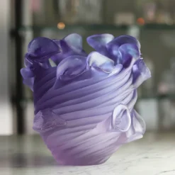 Hot Vase arum ultraviolet daum Vases|Vases Cristal Couleur
