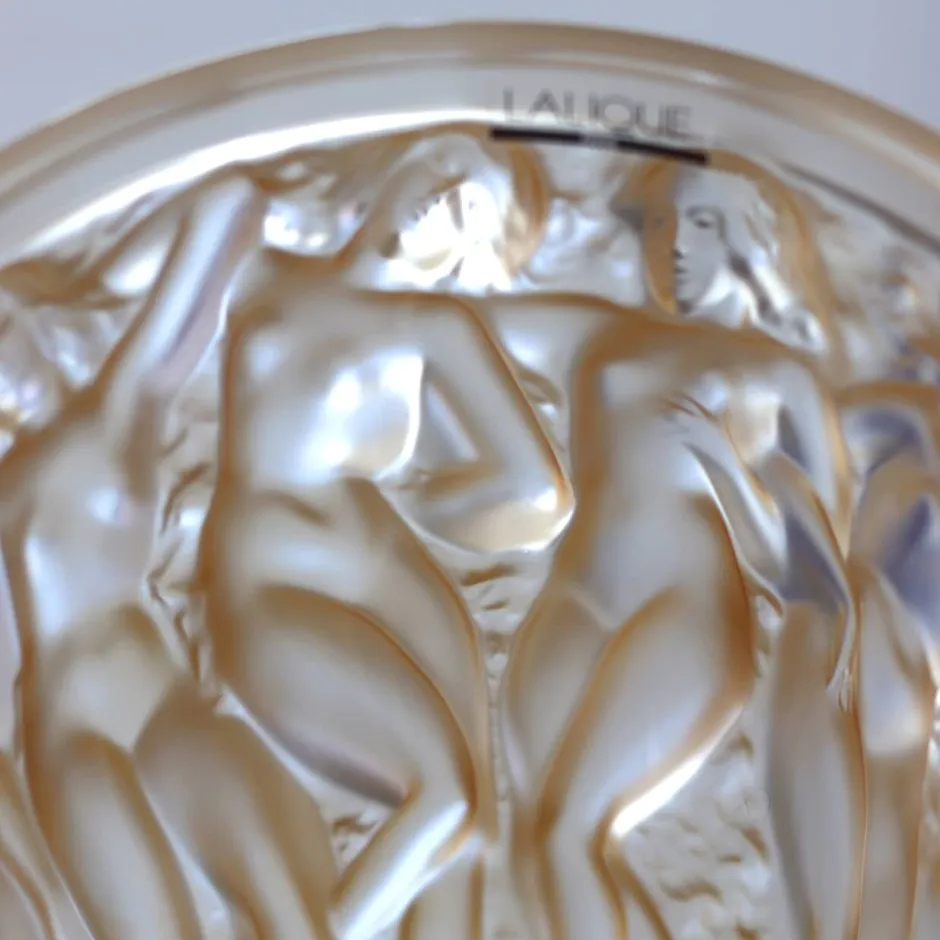 Vase bacchantes lustré or lalique Vases|Vases Cristal Couleur