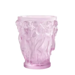 Best Vase bacchantes rose Lalique Vases|Vases Cristal Clair