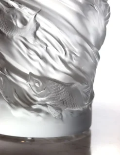 Sale Vase carpes koi lalique Vases|Vases Cristal Couleur