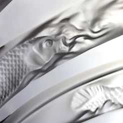 Sale Vase carpes koi lalique Vases|Vases Cristal Couleur