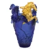 Best Vase cheval cavalcade magnum bleu & or daum Vases|Editions D’Art
