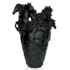 Clearance Vase cheval cavalcade noir Daum Vases|Editions D’Art