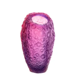 New Vase coraux rouge violet daum Vases|Vases Cristal Couleur