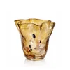 Best Vase corolle ocre cristal Vases|Vases Cristal Couleur