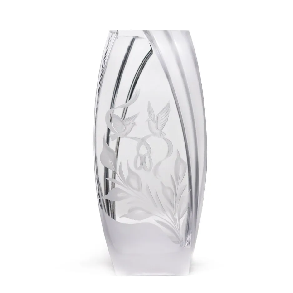 Vase cristal mariage colombe Vases