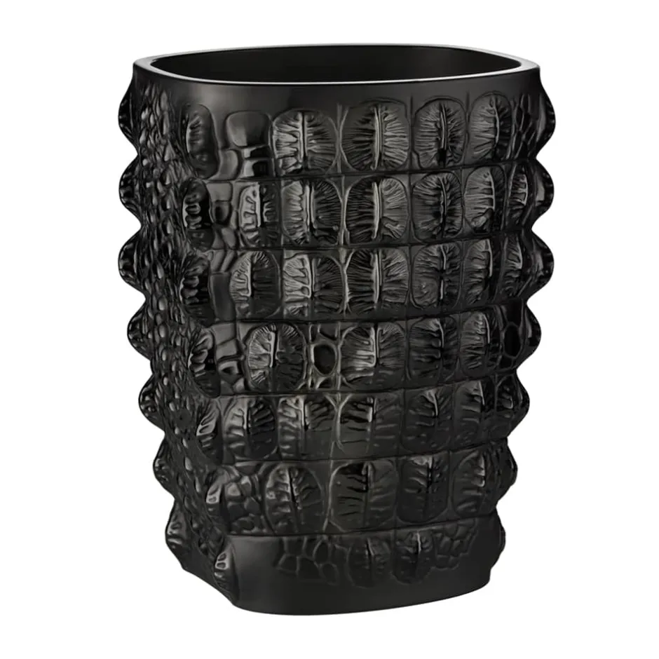 New Vase croco Lalique Vases|Vases Cristal Couleur