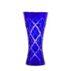 Hot Vase doublé couleur bleu cristal de paris Décoration|Vases Cristal Couleur