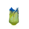 Vase fleur de paon exotique pm Daum Vases|Vases Cristal Couleur