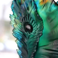 Online Vase fleur de paon gm daum Vases|Vases Cristal Couleur