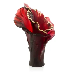 Discount Vase grand modèle arum or daum 50 ex Vases|Vases Cristal Couleur