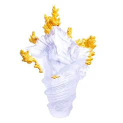 Sale Vase grand modèle blanc mer de corail daum Vases|Vases Cristal Couleur