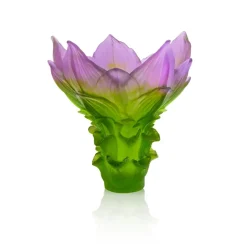 New Vase grand modèle Jardin de lotus Daum Vases|Editions D’Art