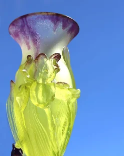 New Vase iris mm daum Vases|Vases Cristal Couleur