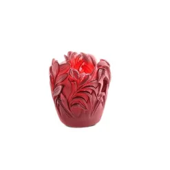 Hot Vase jungle rouge daum Vases|Vases Cristal Couleur