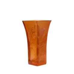 Online Vase Lys ambre mandarine Daum Vases|Vases Cristal Couleur