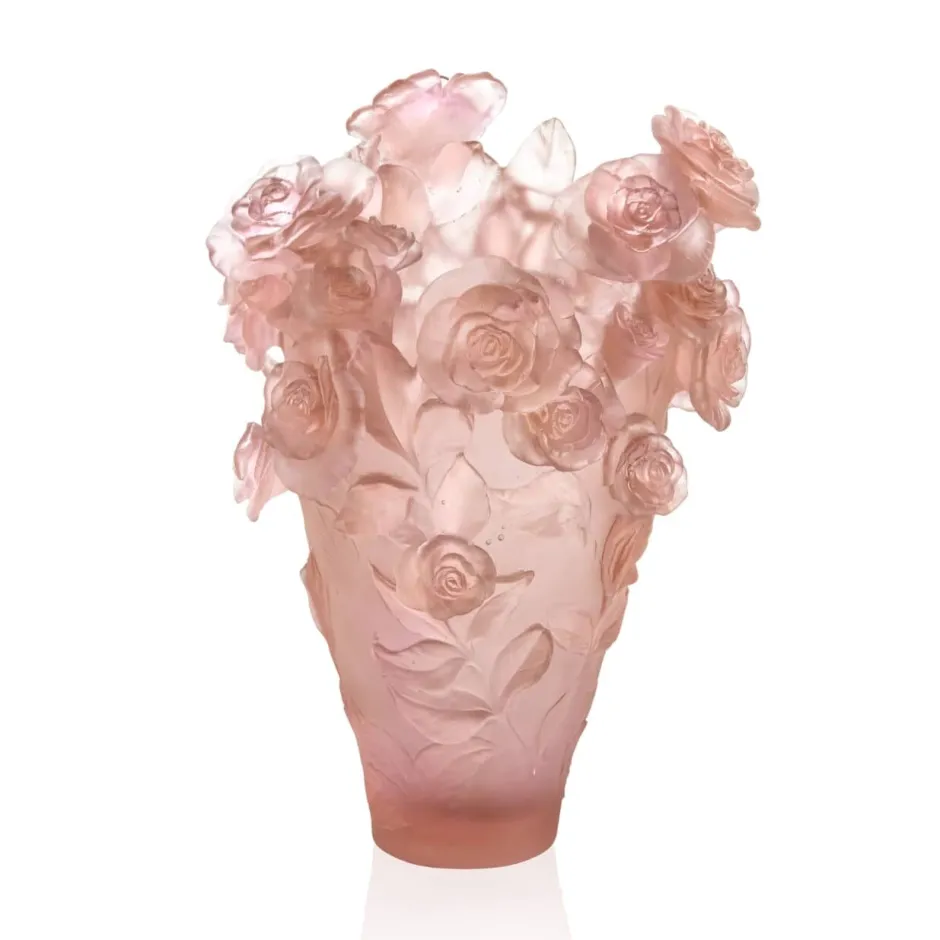 New Vase magnum rose passion Daum Vases|Vases Cristal Couleur