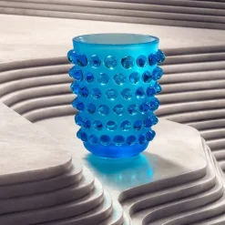 Outlet Vase mossi bleu lalique Vases|Vases Cristal Clair