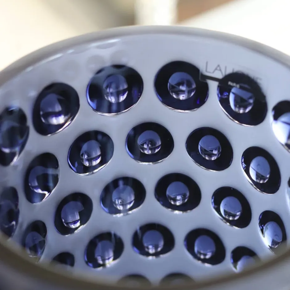 Sale Vase mossi bleu midnight Lalique Vases|Vases Cristal Clair