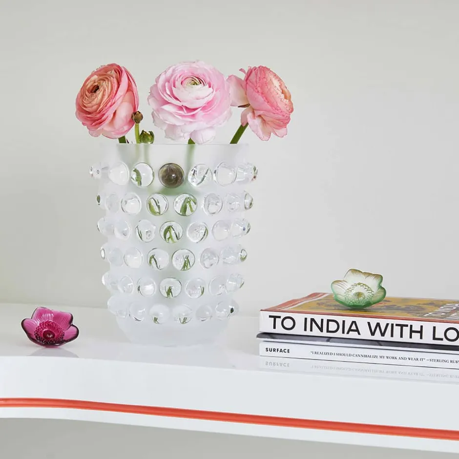 Sale Vase Mossi incolore Lalique Vases|Vases Cristal Clair