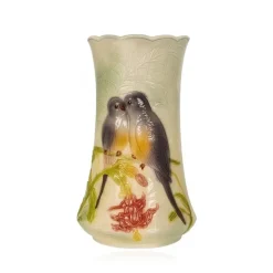 Online Vase perruches barbotine Lunéville