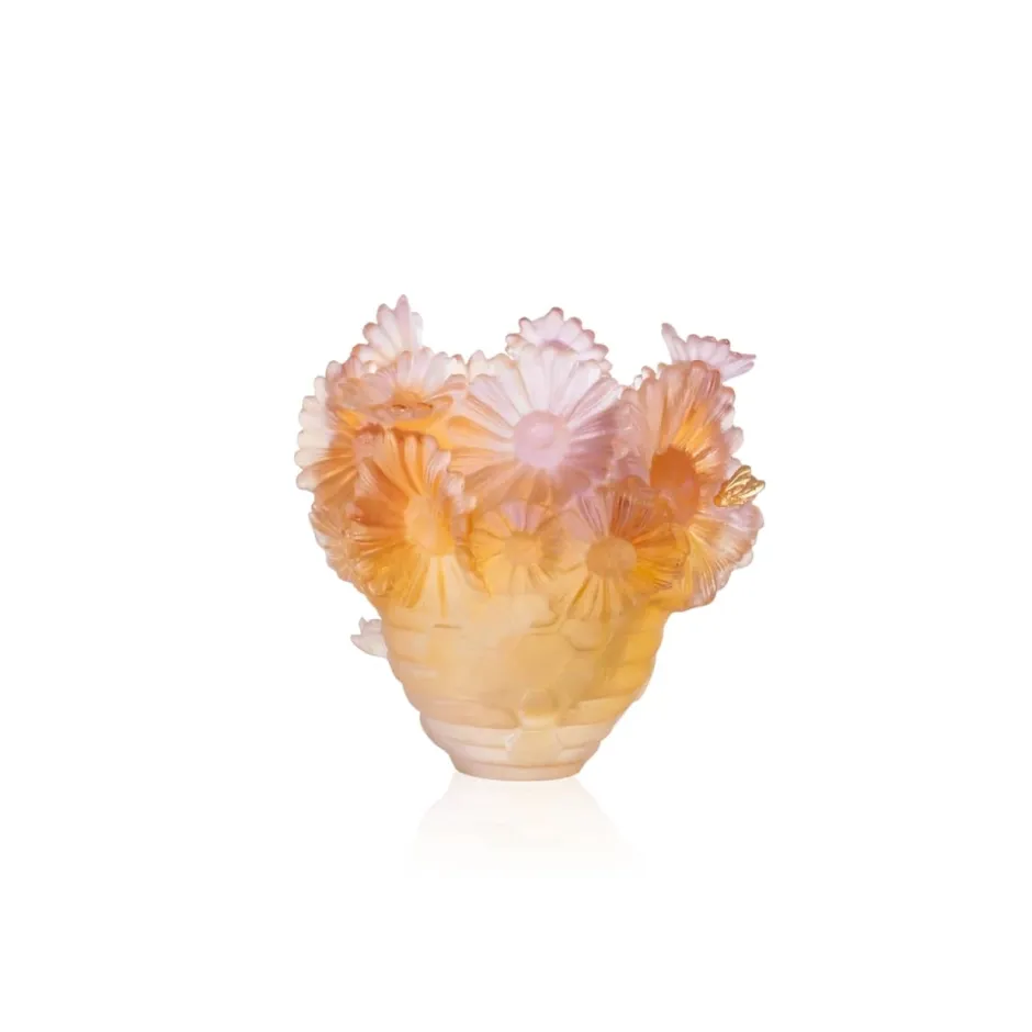 New Vase petit modèle Or d’Abeille Daum Vases|Vases