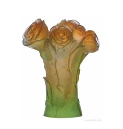 New Vase pivoine daum Vases|Vases Cristal Couleur