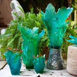 Clearance Vase Prestige Bornéo tropical Daum par Émilio Robba Vases|Vases Cristal Couleur
