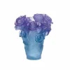 Discount Vase roses bleu mauve daum Vases Cristal Couleur|Vases