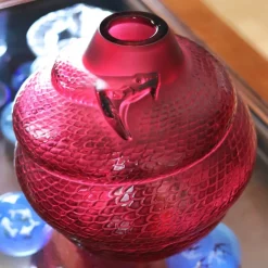 New Vase serpent rouge Lalique Vases|Vases