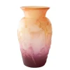 Vase Shogo Kariyazaki automne ambre Daum Vases|Vases Cristal Couleur