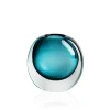 New Vase Tao cristal contemporain turquoise Vases|Vases Cristal Couleur