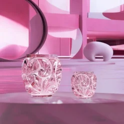 Best Vase tourbillon rose pm Lalique Vases|Vases Cristal Couleur