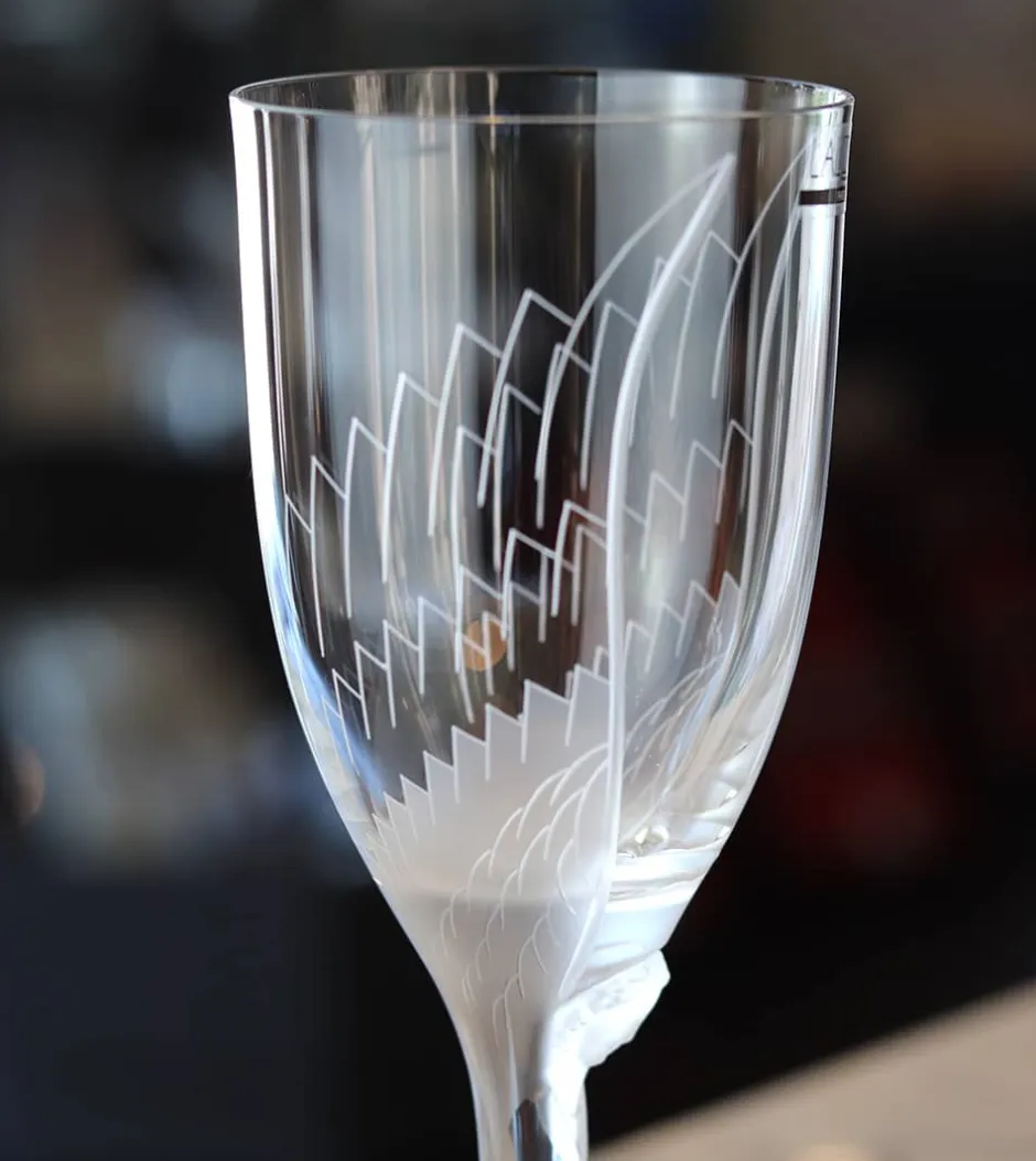 Clearance Verre à champagne sourire de l’ange lalique Art De La Table|Verre À Vin