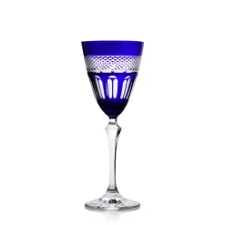 Hot Verre vin cristal bleu mireille N°3 Verre Cristal Couleur|Art De La Table