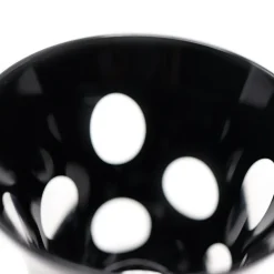 Hot Verre vin cristal noir pastille Art De La Table|Verre À Vin