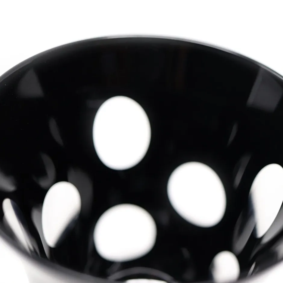 Hot Verre vin cristal noir pastille Art De La Table|Verre À Vin