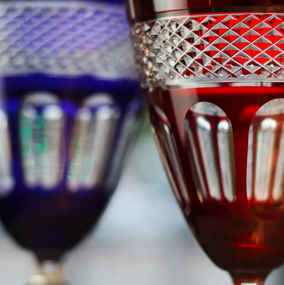 Verre vin cristal rouge mireille N°2 Verre Cristal Couleur|Art De La Table