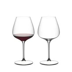 Verre vin Pinot Noir Nebbiolo Aperitivo GRAPE Riedel X2 Verre À Pied|Coffrets Verres Cristal