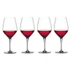 Verres vin bordeaux authentis x4 Art De La Table|Verre En Cristal Uni
