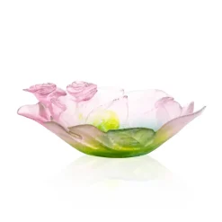 New Vide-poches roses daum Vide-Poches Cristal|Coupelles Cristal