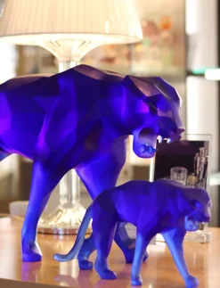 Hot Wild panther bleu orlinski daum Editions D’Art|Bestiaire