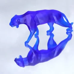 Online Wild panther bleu orlinski pm daum Editions D’Art|Bestiaire