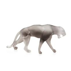 Best Wild panther grise orlinski pm daum Éditions D’Art Cristal|Animaux Cristal