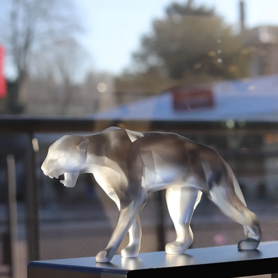 Best Wild panther grise orlinski pm daum Éditions D’Art Cristal|Animaux Cristal